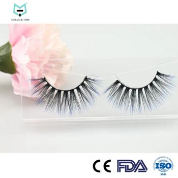 Mt Lashes China Distributor Full Strip 3D/5D Silk Mink Colored False Eyelashes - Qingdao Miracle Time International Trading Co., Ltd - China