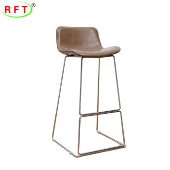 High Quality Modern Industrial Fabric Leather High Bar Stool Bar Chairs - FOSHAN AH FAN TI FURNITURE CO.,LTD - China
