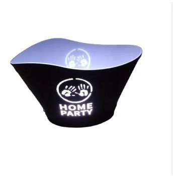 LED 4L Large Capacity San Wine Bucket Drinks Ice Bucket with Eco-Friendly San/as Plastic - LIANYUNGANG KAESHING INTERNATIONAL TRADING CO., LTD. - China