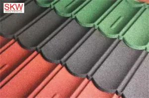 Classical High Quality Stone Coated Roof Tiles Brand Skw Shape Arched Origin Shandong Type Bent Tiles Size 1340*420mm Color - Skywalker China Co., Ltd. - China