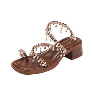 Wholesale Designer Sandals for Women and Ladies Luxury Heels for Ladies Shoes Women Sandals Femme - Shenzhen Yongxinghui Trading Co., Ltd - China
