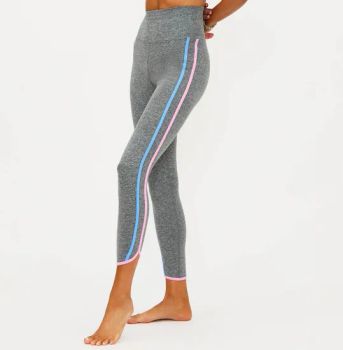 Active Sports Tight Legging 7/8 Length Gym Fitness Heathered Gray Yoga Pants - Xiamen Green Time Trading Co., Ltd. - China