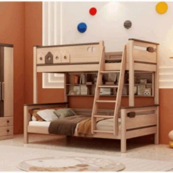 Multifunctional Wooden Bunk Bed with Storage Drawers for Home Dormitory Room - Xuzhou Sheng Ming Casting Co., Ltd - China