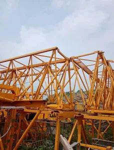 Used Construction Crane Potain Mc188-8 Construction Lifting Equipment 8tons Flat Top Tower Crane - Jintai Engineering Equipment (Guangzhou) Co., Ltd - China