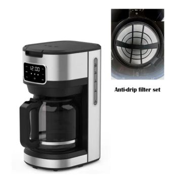 10 Cup OEM Brand Timer Coffee Machine Electric Dripper Drip Coffee Maker Hotel Coffee Maker - JIANGMEN LONG TERM TRADING CO.,LTD - China