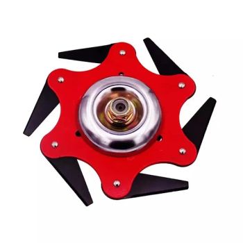 Factory sale brand Steel Cutter Blade 6 Teeth Head Lawn Garden Tools Grass Trimmer parts - Hangzhou Raja Machinery Co., Ltd. - China