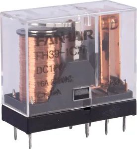 Sealed Type Power Relay for Smart Home Weight 15g Origin China Model NO. FH39 Size Miniature Trademark Fanhar HS Code - Zhejiang Fanhar Electronics Co., Ltd. - China