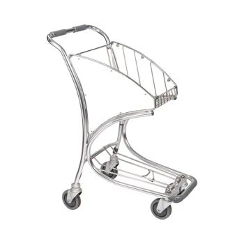 Brake Aluminum Airport Luggage Hand Trolley Condition New Origin Jiangsu Trademark Jinta Folded Unfolded HS Code - Suzhou Jinta Metal Working Co., Ltd. - China