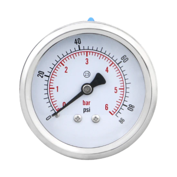 Liquid Filled Pressure Gauges 63mm Stainless Steel Back Hydraulic Water Oil Manometer - Zhejiang Shengdi Instrument Co., Ltd. - China
