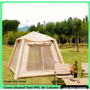 Compact Inflatable Dome Tent Waterproof Windproof UV Protection Portable Air Tent for 2-3 Person Camping Adventures|Glamping Tent, Camping Tent, Inflatable Tent - Jinan Xuehong Economic and Trade Co., Ltd. - China