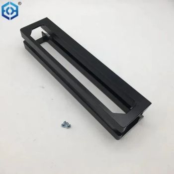 Glass Door Handle Stainless Steel Matt Black Fitting Door Pull Handles - EC Hardware Co., Ltd. - China