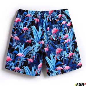 Plus Size Boardshorts Men Board Shorts Mens New Beach Shorts MOQ 5 Pairs Type Shorts Origin China Pattern Custom Gender - Dongguan Fshsportswear Co., Ltd. - China