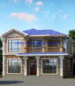 Non-Flammable Prefab House Comfortable Light Steel Villa V7 - Tianjin Longlong Metal Products Factory - China