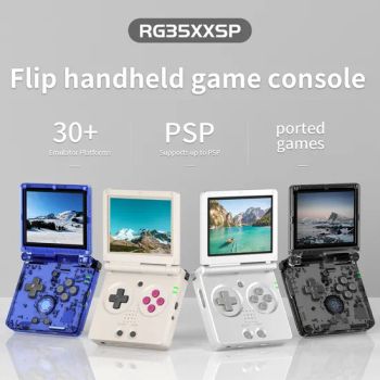 Hot Sale Rg35xxsp Handheld Game Players 3.5 Inch Screen Linux System Portable Retro Video Console - Guangzhou Sundi Electronics Co., Ltd. - China