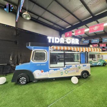 Food Truck, Commercial Mobile Coffee, Electric Vehicle, Sliding Window Trailer - Shandong Zhongmai Industrial Technology Co., Ltd. - China