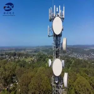 Solar-Powered Steel TV Satellite Internet Microwave Antenna Radio Telecom Tower - Chongqing Zexing Electrical Equipment Co., Ltd. - China