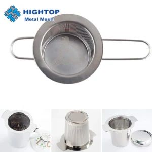 Double Fine Mesh Stainless Steel Loose Leaf Tea Infuser Strainer with Handle - Shijiazhuang Amber Metal Products Co., Ltd. - China