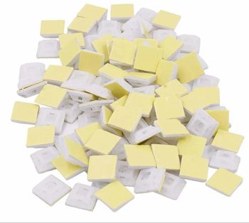 Plastic Cable Tie Mounts Finish Matte Shape Square Size 2x2 inch Material Plastic Color Yellow and - Spark Electric - India