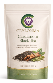 Cinnamon Blended  Black Tea Texture Velvety Spice Origin Sri Lanka Aroma Delicate And Sweet Spice Type Ceylon Cinnamon Beverage Type Black Tea Blend - CEYLONMA - Sri Lanka