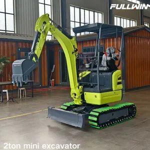 Cheap Earth-Moving Machinery Mini Digger 2 Ton Forestry Mulcher for Small Excavator Prices Multifunctional Small Bagger with Cabin - Qingdao Fullwin Machinery Co., Ltd. - China