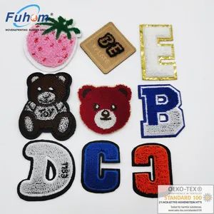 Custom Trend Cartoon Towel Patches Iron on Embroidery Patches - Xiamen Fuhom Light Industrial Co., Ltd. - China