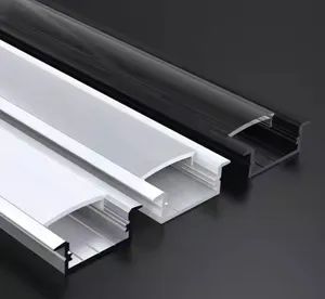 Aluminium Recessed System LED Profile Light Diffuser Mounting Extrusion Strip with Easy Installation - Guangdong Jinhuahai Aluminum Co., Ltd. - China