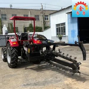 Single Ditch Pipe Trencher with Chain Cable Trenching Depth Tractor Type Power Take off Shaft Trencher for Sale - Dewosenk (Jining) Machinery Co., Ltd. - China
