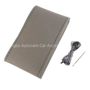 PU Leather Sewing Steering Wheel Cover Cheap Price DIY Sewing Steering Wheel Cover - Ningbo Autocare Car Accessory Co., Ltd. - China