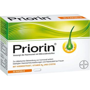 Priorin 30 Kapseln von Bayer - Made in Germany Origin Germany Fob Port Hamburg Shelf Life 2 YEARS Brand Name Priorin Pharmacies Only No -  DAEWKAEW PANTAMANG Co., Ltd - Thailand