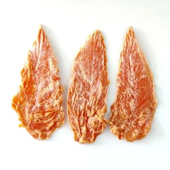 Grain-Free Chicken Jerky Natural Dog Chews Treats Pet Food MOQ 300kg Protein High Origin China Color Natural Trademark OEM - Weifang Jinruiyuan Pet Food Co., Ltd - China