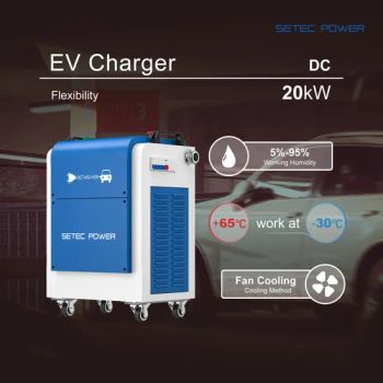 SETEC POWER PowerPack 20kW Portable EV Charger Quick Electric Vehicle Charging Station - Shenzhen SETEC Power Co., Ltd. - China