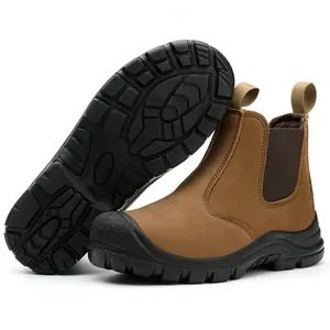 Jy802construction Safety Shoes Cowhide Splash Proof Safety Shoes Safety Boots - Yancheng JY Industrial Technology Co., Ltd. - China