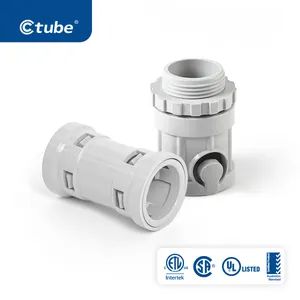 Ctube Ent Couplings Center Stop Connector Coupler Adapter for Flexible PVC Pipe Electrical Fittings Wiring Accessories - Guangdong Ctube Industry Co., Ltd. - China