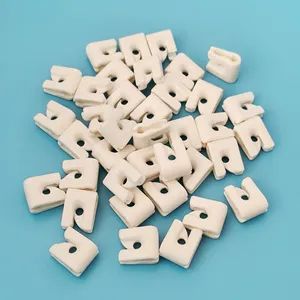 Wear Resistant 99% Al2O3 Textile Ceramic Wire Guide Alumina Spinning Machinery Part - Shanghai Yunnuo Industrial Co., Ltd. - China