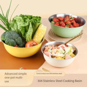 Multi-Purpose 304 Stainless Steel Dinner Plates Kitchen Bowl Soup Bowl Set - Chaozhou Jinbole Stainless Steel Products Co., Ltd. - China