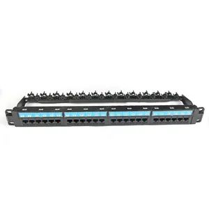 24ports CAT6 UTP PCB Patch Panel Dual IDC Back Bar Cable Holder - SHENZHEN TELEMAX TECHNOLOGY CO., LTD. - China