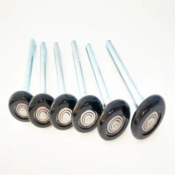 Black 6200zz Bearing 46*105mm Nylon Roller Belong Garage Door/Gate Hardware Parts/Accessories Pulley/Roller for Building Materials Door and Window Hardware - Hangzhou Kuntai Hardware Co., Ltd. - China