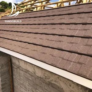 Aluminum Zinc Stone Coated Steel Roof Tile Metal Roofing Tiles - Zhejiang Rongping Building Materials Technology Co., Ltd. - China