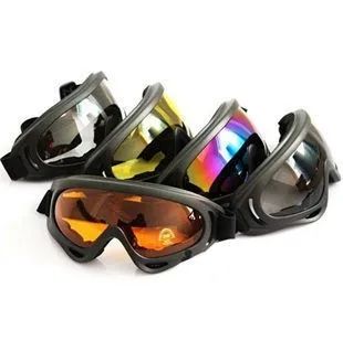 Airsoft X400 Tactical Wind Dust Protection Goggles Motorcycle Glasses Yellow - Yiwu Wisdom Import & Export Co., Ltd. - China