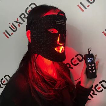 Beauty LED Light Face Mask -Infrared Light Therapy Red Light Therapy LED Facial Light Photons Facial Skin Care - Shenzhen Ilux Technology Co., Ltd. - China