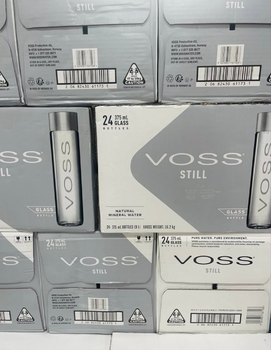 LUXURY VOSS Still & Sparkling Natural Mineral Water – Premium Glass & PET 500mlx24 Bottles - Sosa Merchant Solutions - Austria