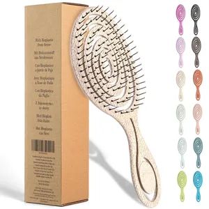 Hot Sale Custom Logo Detangling Hair Brush Wet Hair Brush with fashion Hair Brush for Women - Shenzhen Pengtuankunyun Technology Co., Ltd. - China