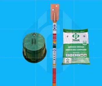 Galvanized Iron (GI) True Power Earthing Electrodes Condition New Length of Rod 1-3 Mtrs Material Galvanized Iron (GI) Usage/Application For - Ashok Gupta & Company - India