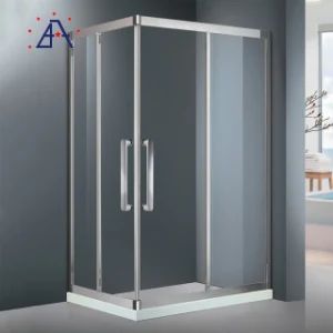 Folding Shower Door 6063 T3-T8 Anodize Powder Coat Silver Bronze Black 1Y MOQ100 - Hehui General Equipment Co., Ltd. - China