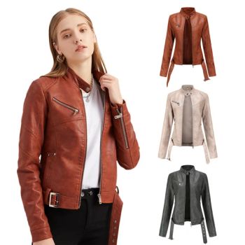 Women's Faux Leather Coats & Jackets Plus Size Outerwear Canada Wholesale Fur Coat Fashion Trench Coats Trafaluc Outerwear Ladies Leather Jackets - Hangzhou Weimei Garments Co., Ltd. - China