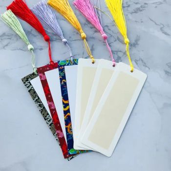 Paper & Plastic Bookmarks with Ribbon Classical Blank Calligraphy Cardboard for DIY Classroom Project School Crafts Gift Tags - Good Seller Co., Ltd. - China