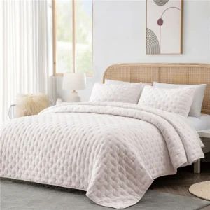 All Seasons 3 Pieces Quilt Set King Soft Lightweight Bedspreads & Coverlets with Pillow Shams - Qingdao Jaje Import&Export Co., Ltd - China