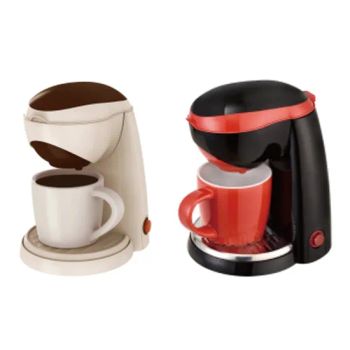 American Mini Coffee Maker 400W Automatic Electric Drip Coffee Makers Black White Color Drip Coffee Machine - JIANGMEN LONG TERM TRADING CO.,LTD - China