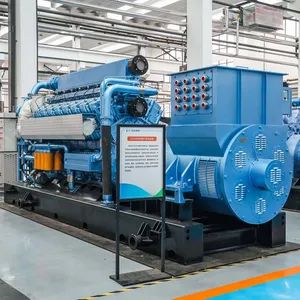 Natural Gas Engine 1000kw Generator Set of Motor Parts City Hall Power Plat - Shengli Oil Field Shengli Power Machinery Group Company Ltd - China