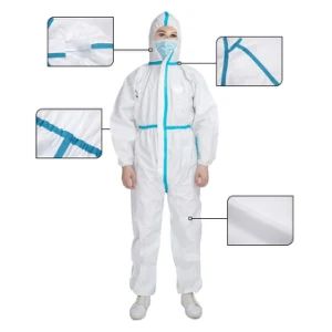 Medmount Safety Waterproof Type 3/4/5/6 SMS/SMMS/Microporous Protection Coverall with Hood/Collar/Boot - Qingdao Medmount Medical Technology Co., Ltd - China
